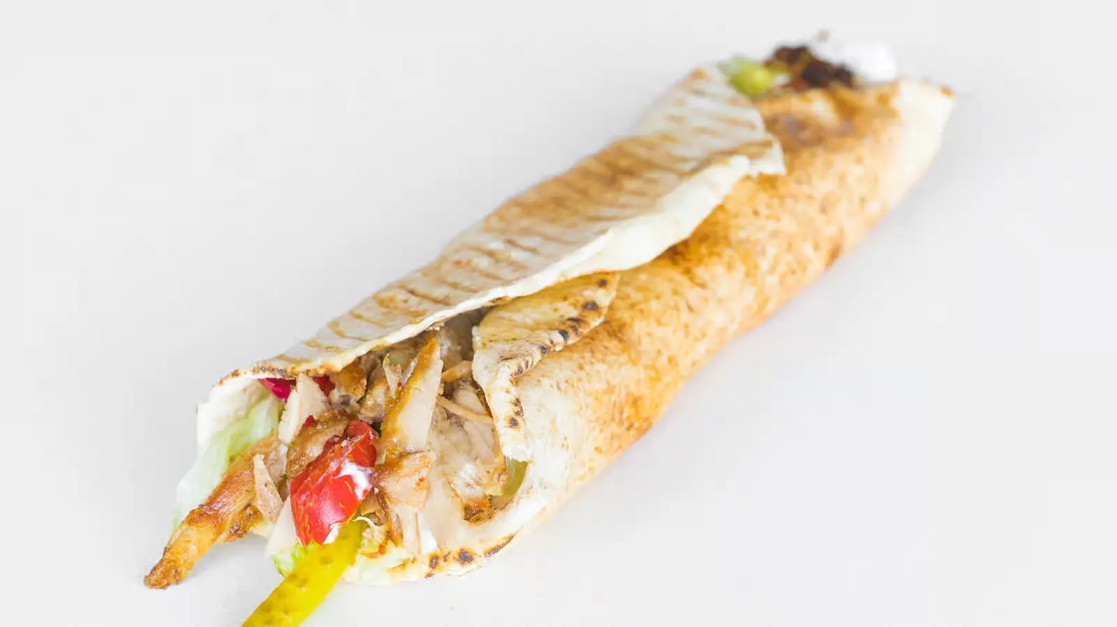 Delicious Chicken Shawarma at Donair Grill in Calgary, AB